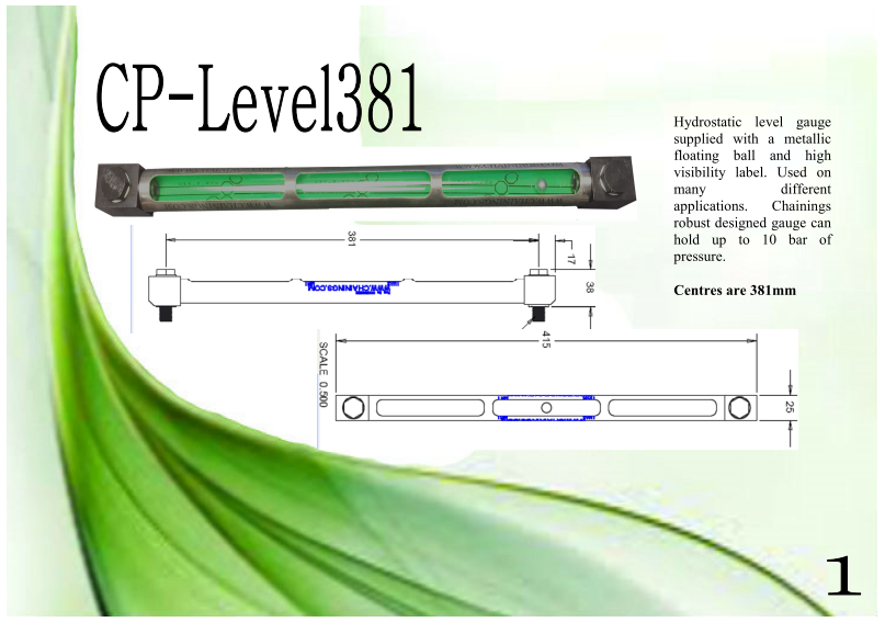 Hydrostatic level gauge